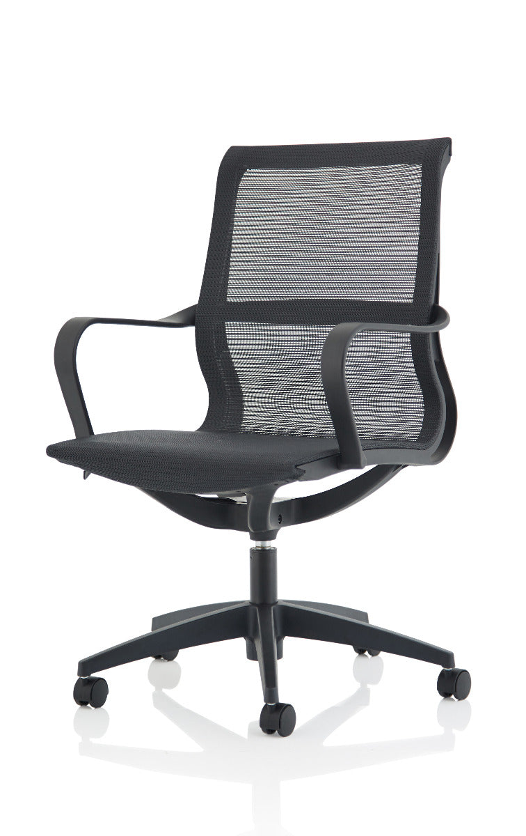 Lula Stylish Black Mesh Operator Office Chair